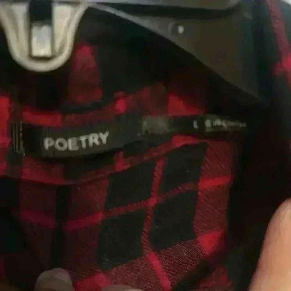 Women's Poetry Brand Flannel Shirt, Size Large - Picture 3 of 5